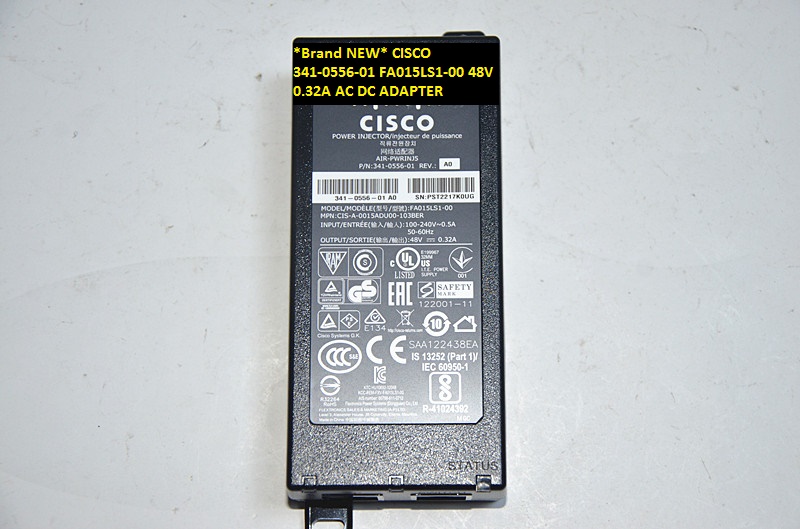 *Brand NEW* CISCO 48V 0.32A AC DC ADAPTER 341-0556-01 FA015LS1-00